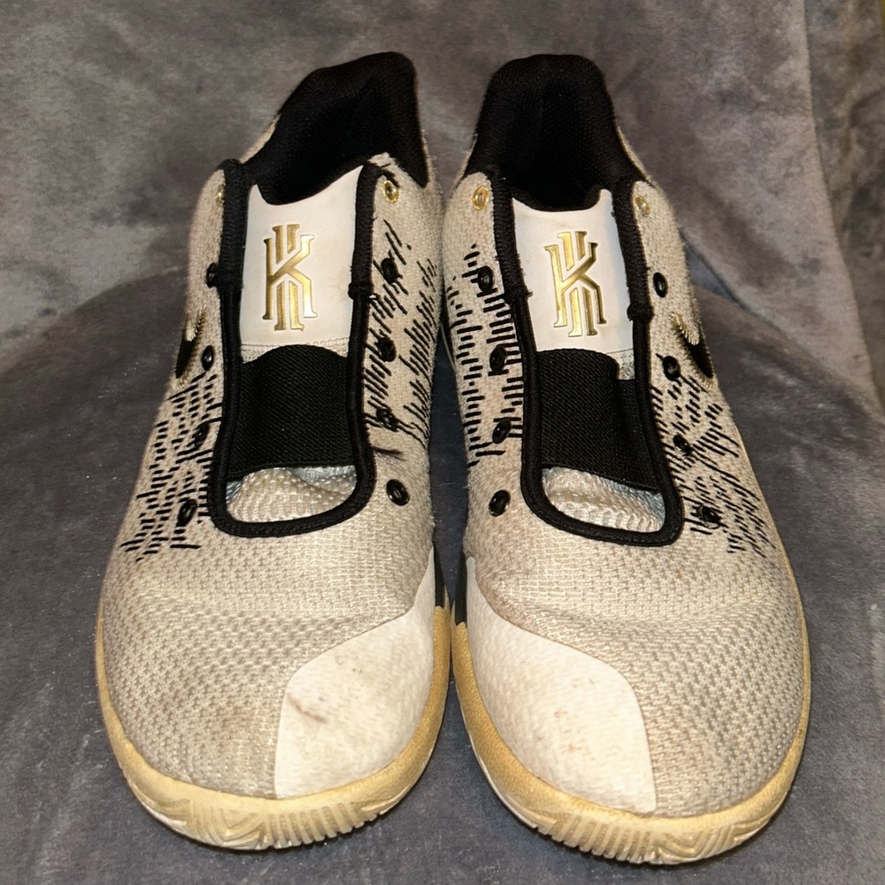 Nike Athletic Shoes with Black and White Design